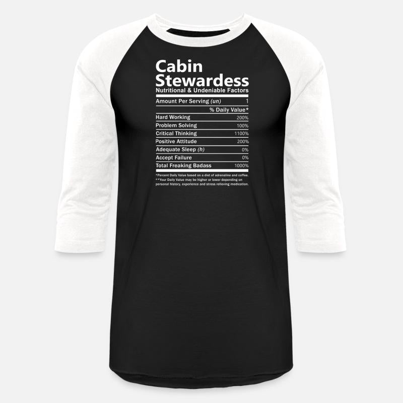 Cabin Stewardess T Shirt - Nutritional And Undenia
