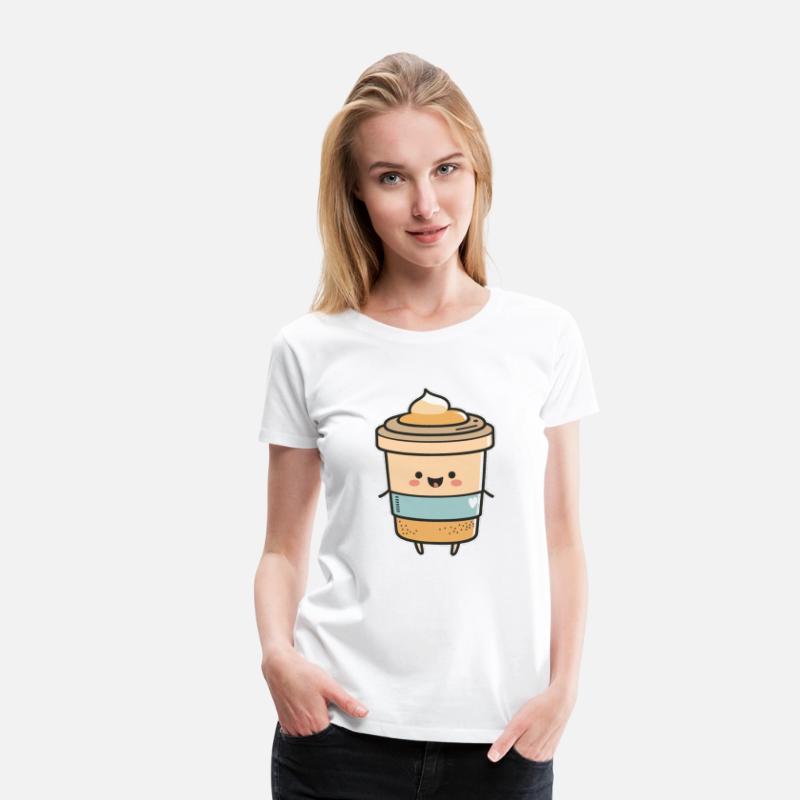 Caffeine Cutie: Adorable Coffee Cup Design