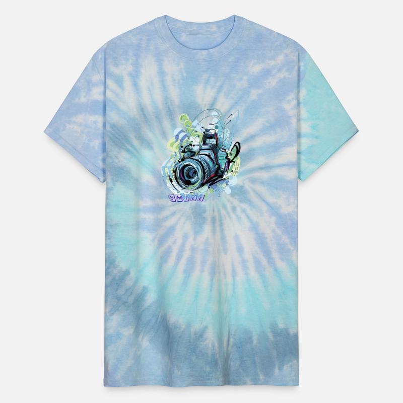 Camera Drawing Smile T-shirt