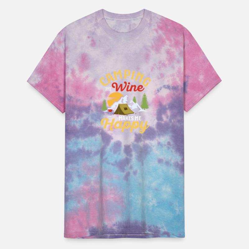 Camping and wine makes me happy Outdoor Camper