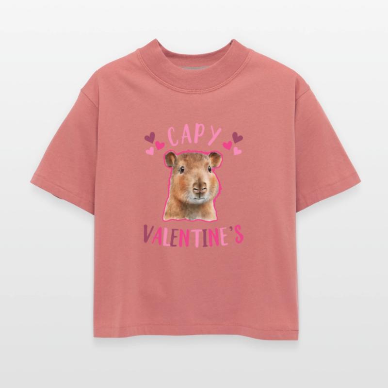 Capy Valentines Day Cute Capybara Love