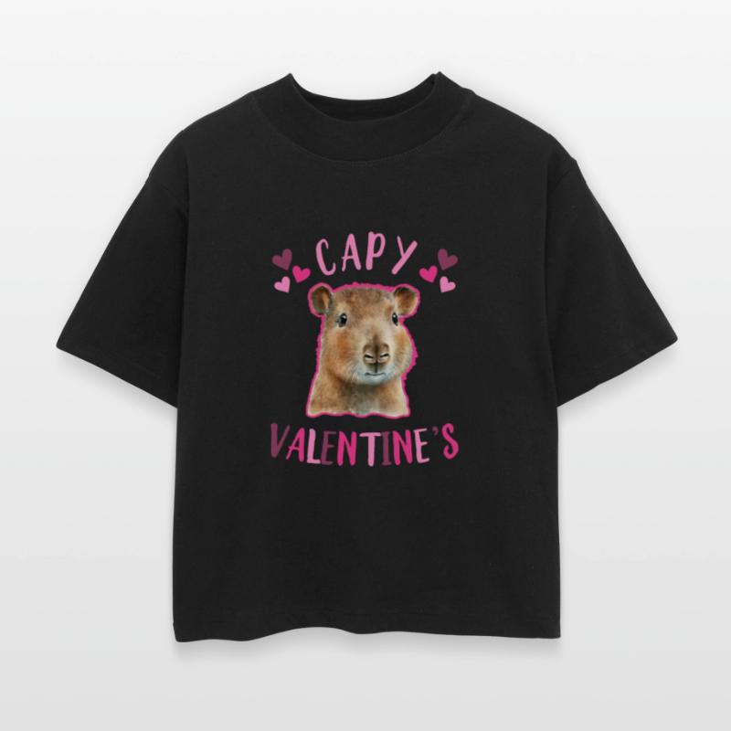 Capy Valentines Day Cute Capybara Love