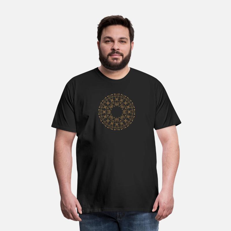 Celestial Flow Mandala Tee – Sacred Energy Design