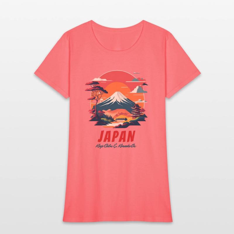 Charming Witty Japan Sunset Mt Fuji Cultural Humor