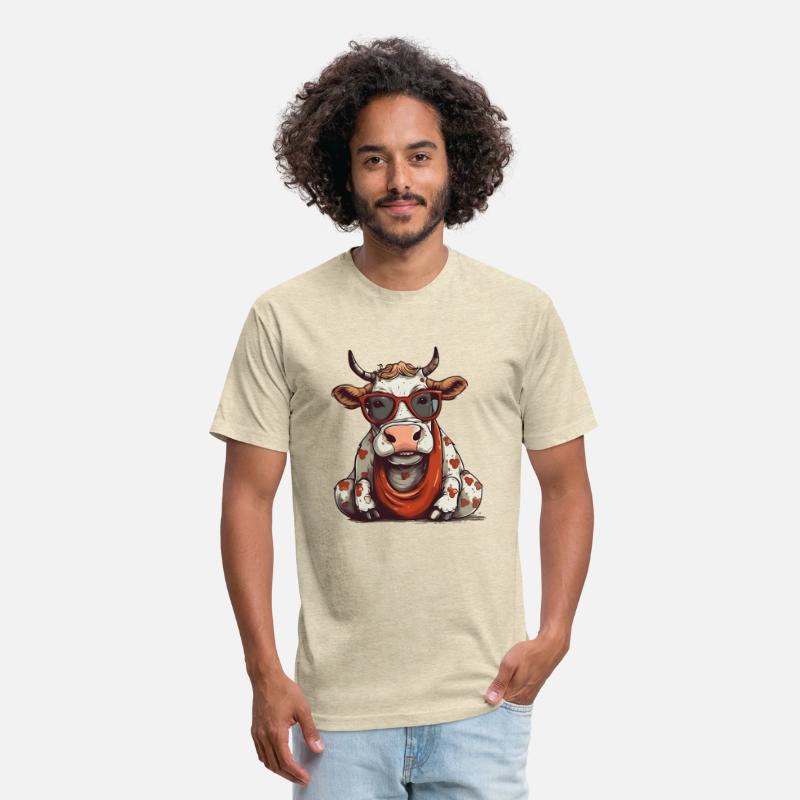 Chic and Playful Cow