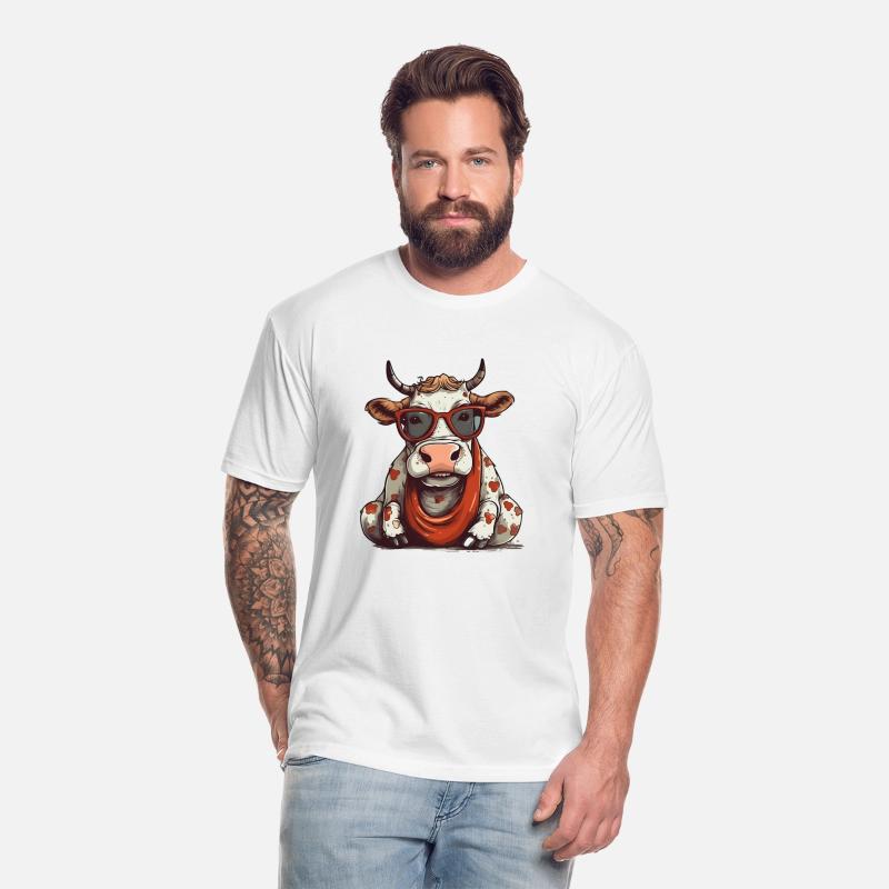 Chic and Playful Cow