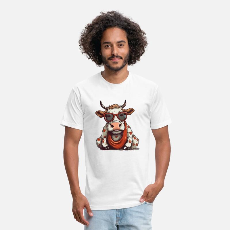 Chic and Playful Cow