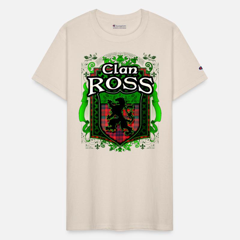 Clan Ross Tartan Rampant Lion Celtic