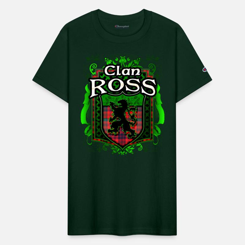 Clan Ross Tartan Rampant Lion Celtic