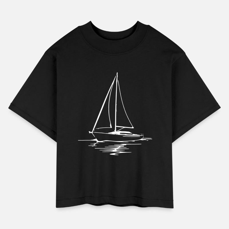 Classic Sailboat Outline