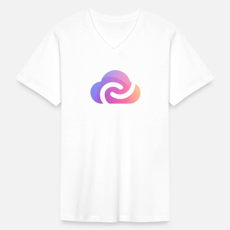 Colorful Cloud Icon – Artistic Minimalist Design