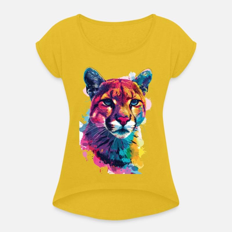 Colorful Cougar Art Wildlife