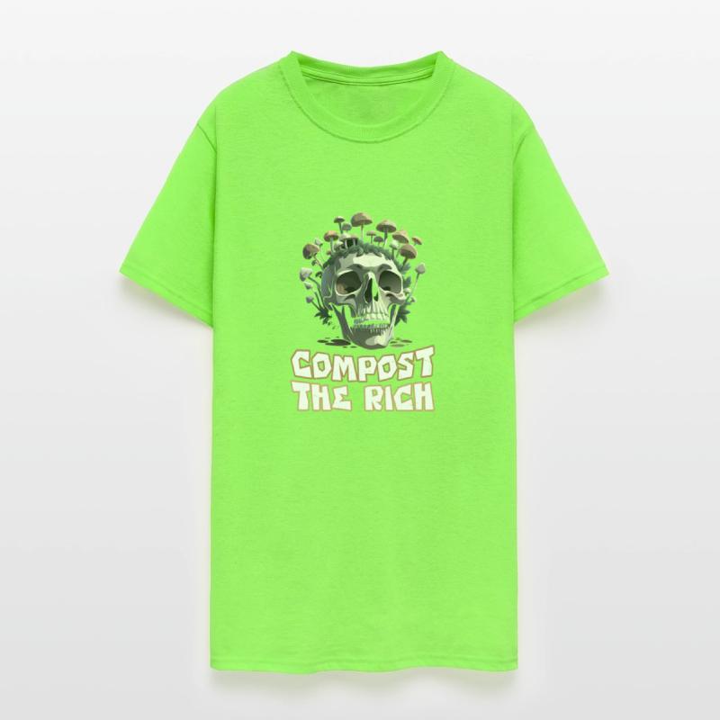 Compost The Rich - Mushroom Skull