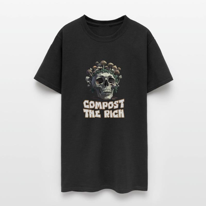 Compost The Rich - Mushroom Skull