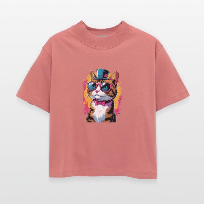 Cool Cat Vibes – Stylish Tuxedo Cat with Shades