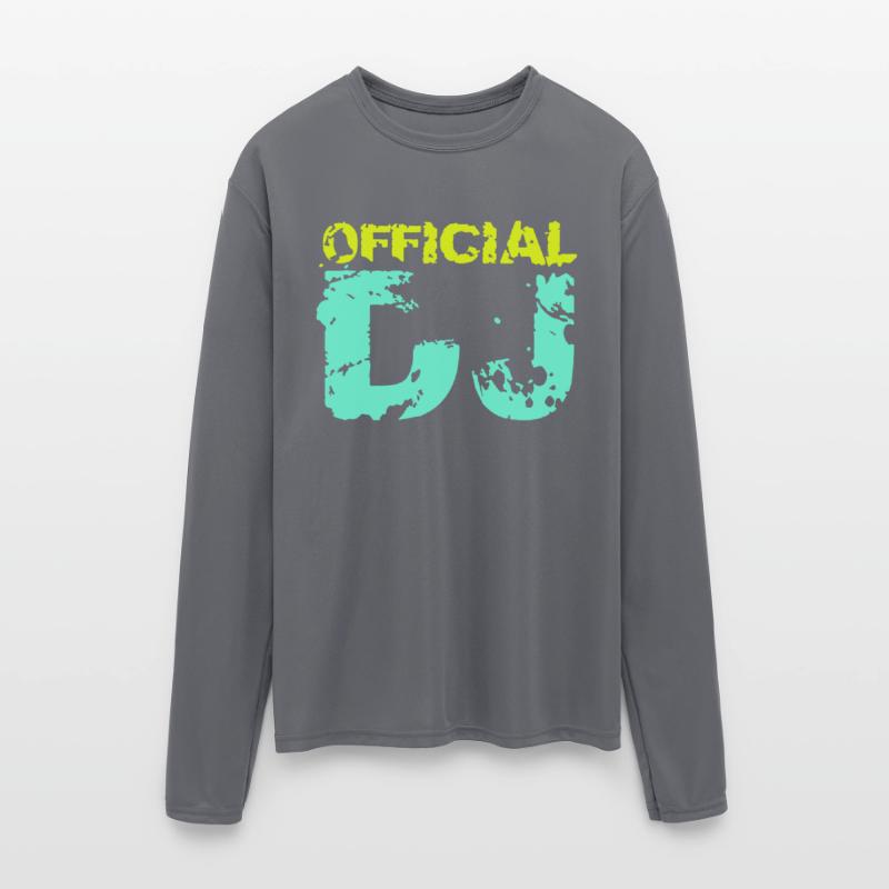 Cool Official DJ Club Music Party Stamp Graffiti