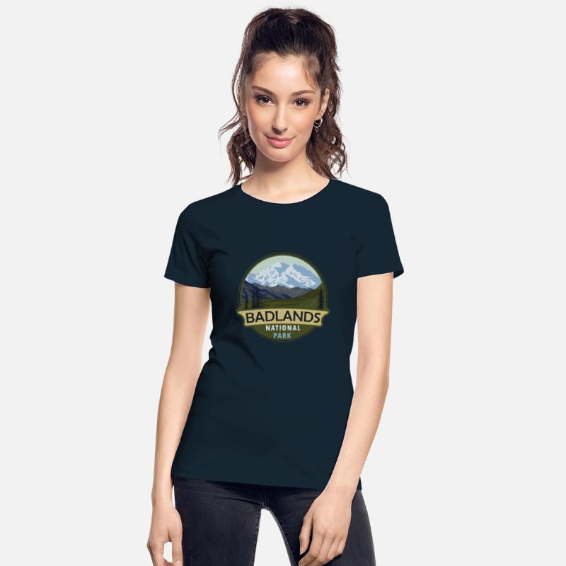 Cool Vintage Retro Badlands National Park Mountain