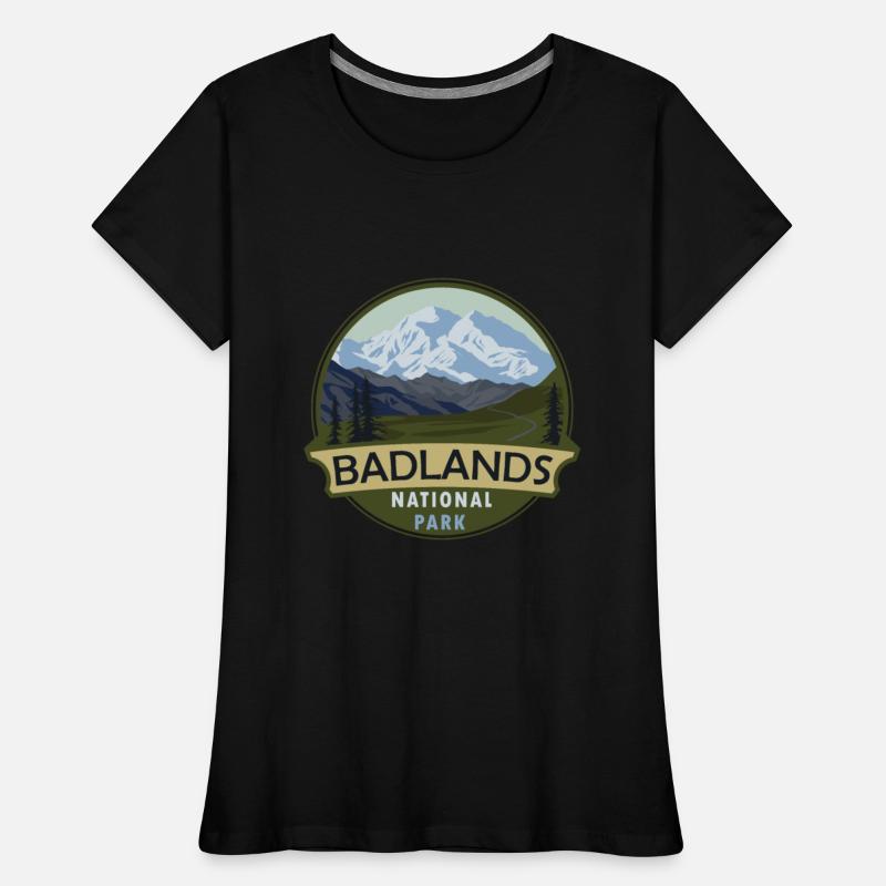Cool Vintage Retro Badlands National Park Mountain