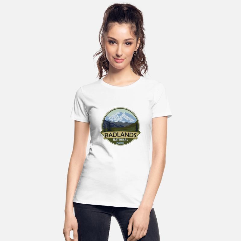 Cool Vintage Retro Badlands National Park Mountain