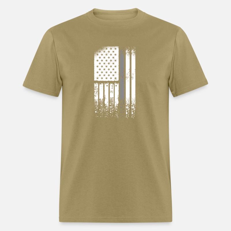 Correctional Officer - Us Flag Thin Silver Line