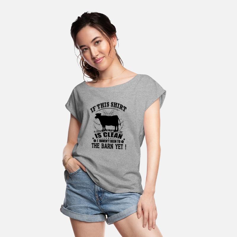 Cow - if this shirt is clean i haven't been to the