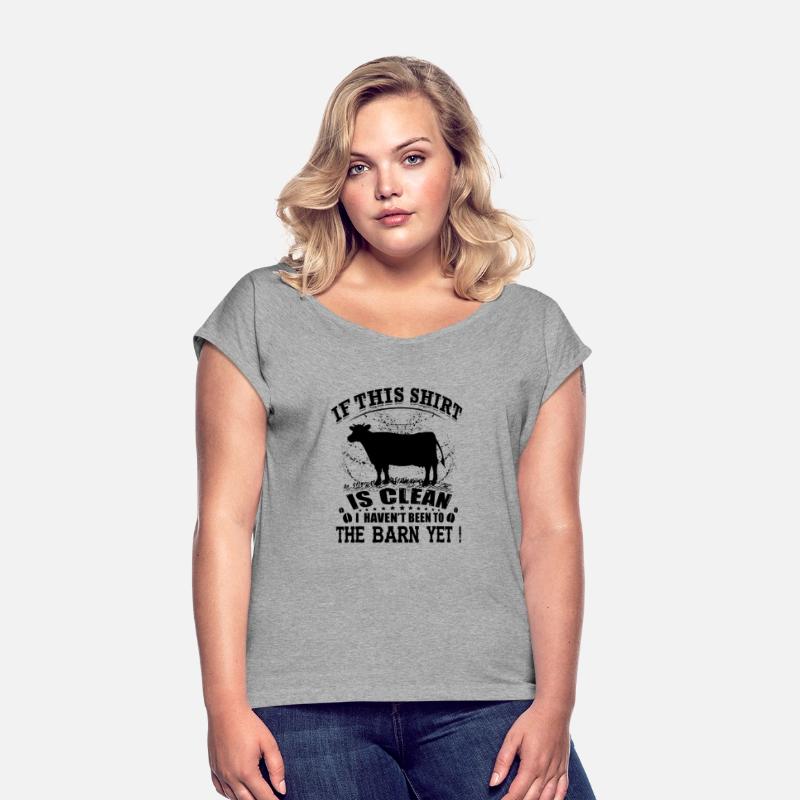 Cow - if this shirt is clean i haven't been to the
