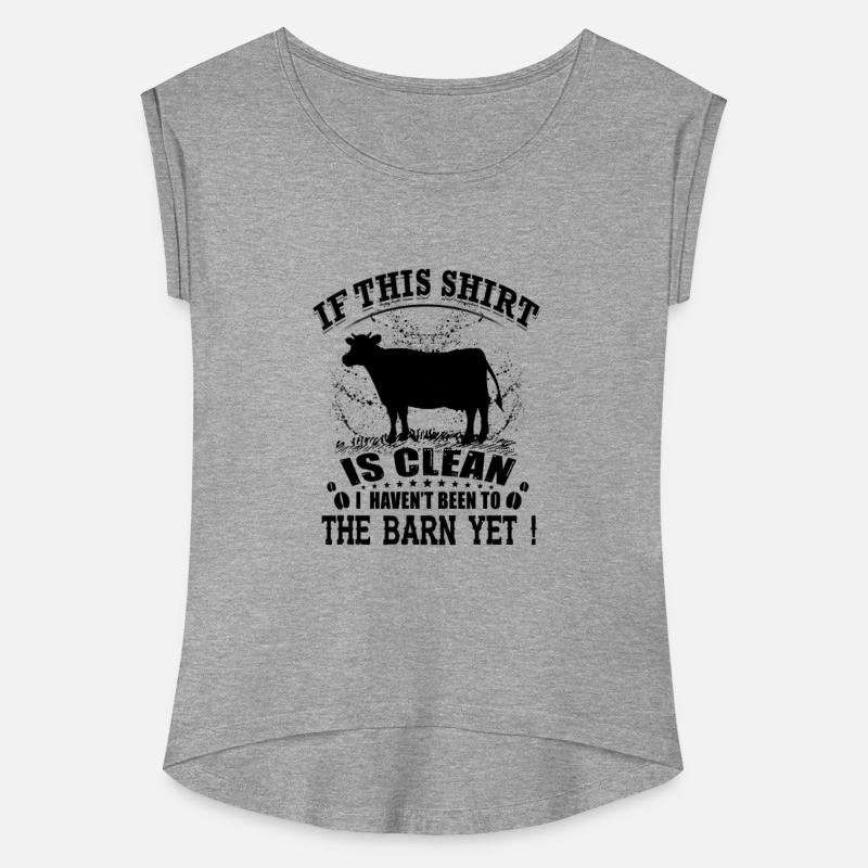 Cow - if this shirt is clean i haven't been to the