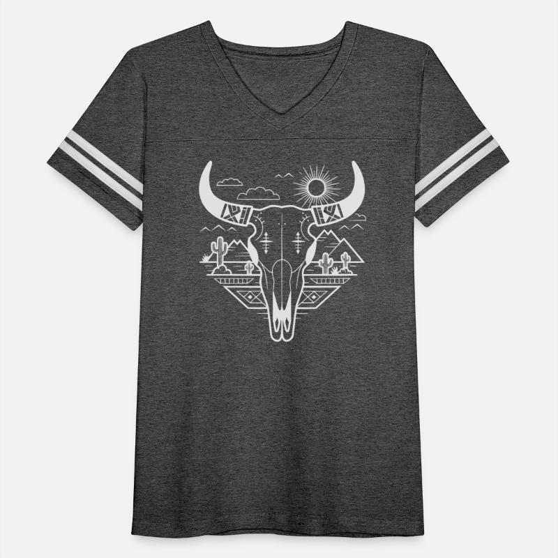 Cowboy Country South Western Desert Bull Skull