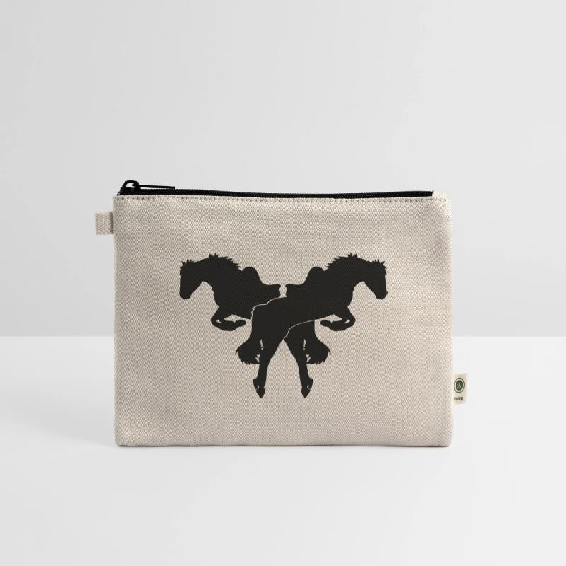 cowboy saddled horses jumping duo