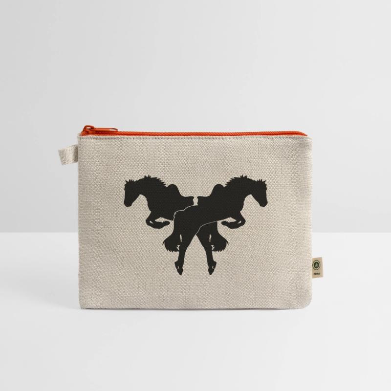 cowboy saddled horses jumping duo