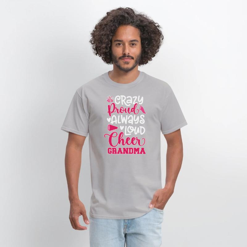 Crazy Proud Cheer Grandma Cheerleader Grandmother