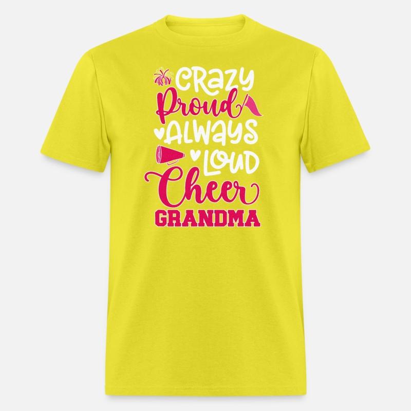 Crazy Proud Cheer Grandma Cheerleader Grandmother