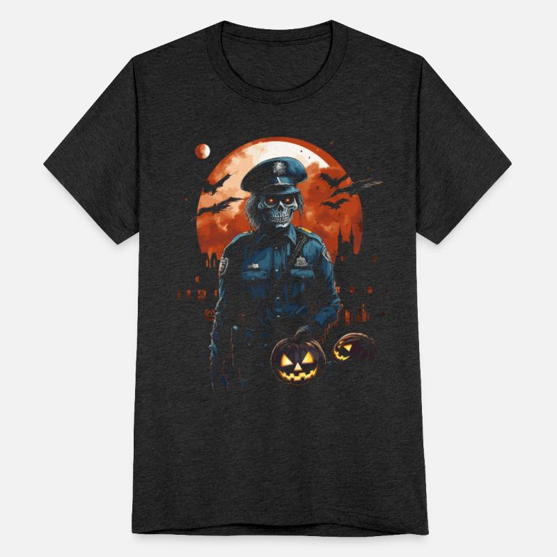 Creepy Zombie Cop Undead Police Halloween Officer