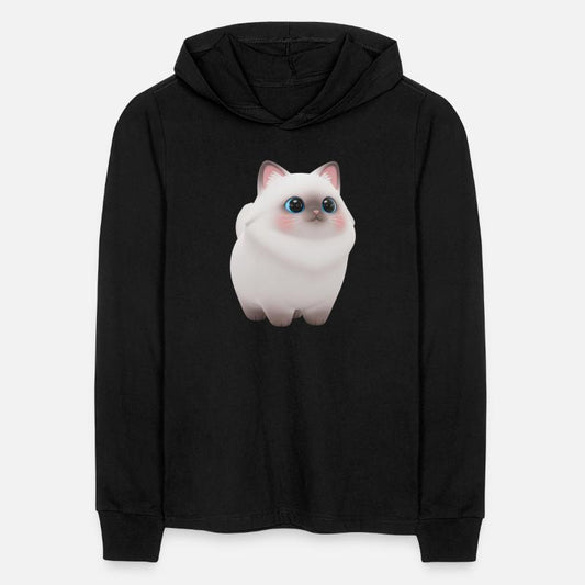 Cute 3D Ragdoll cat character illustration