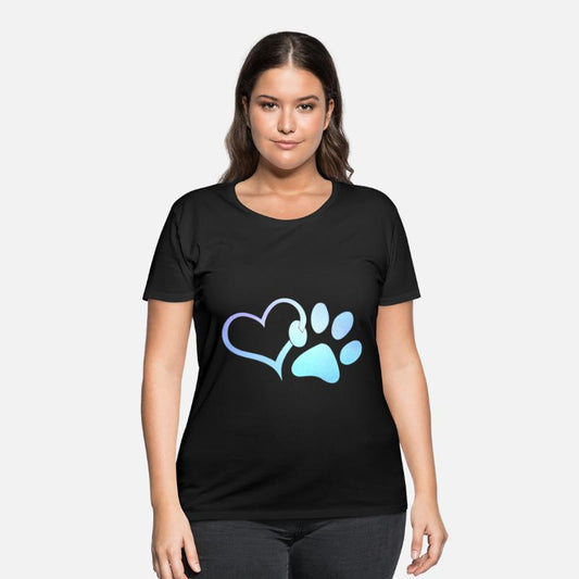 Cute Animal Paw Heart