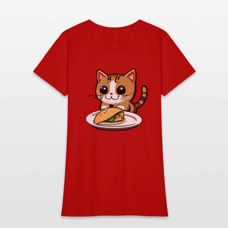 Cute Cat and Taco: A Playful Combination for Your