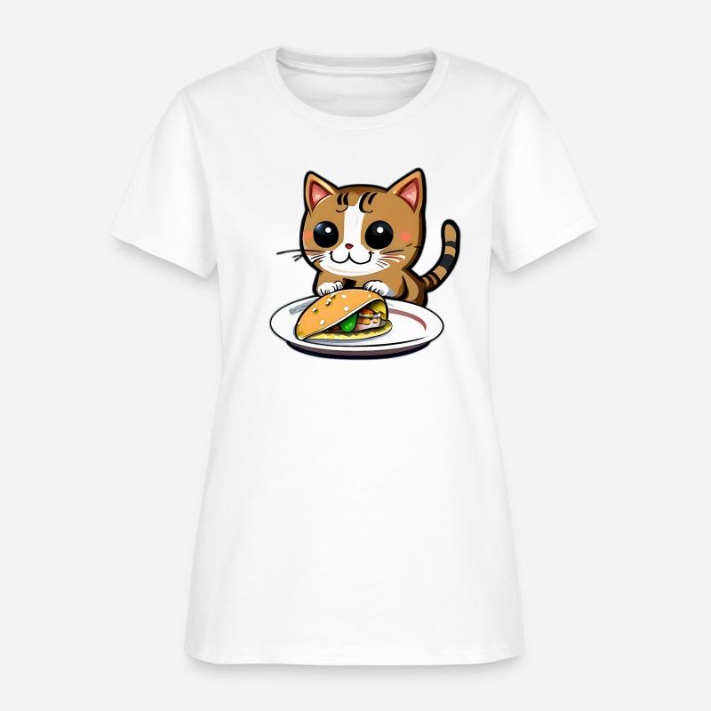 Cute Cat and Taco: A Playful Combination for Your
