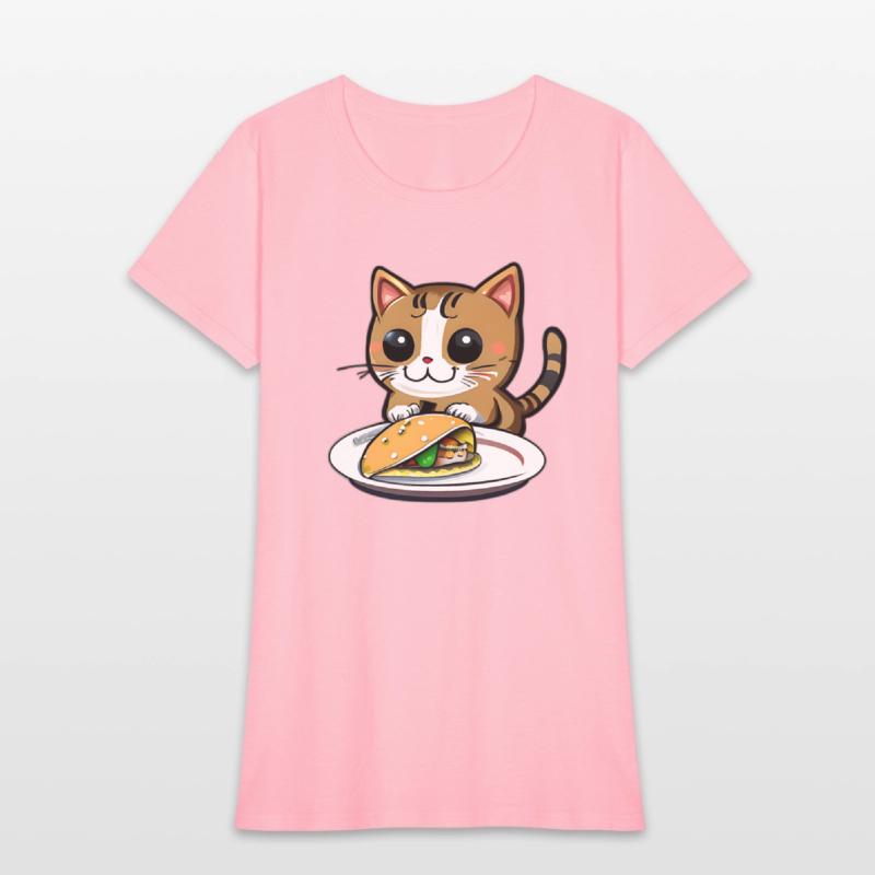 Cute Cat and Taco: A Playful Combination for Your