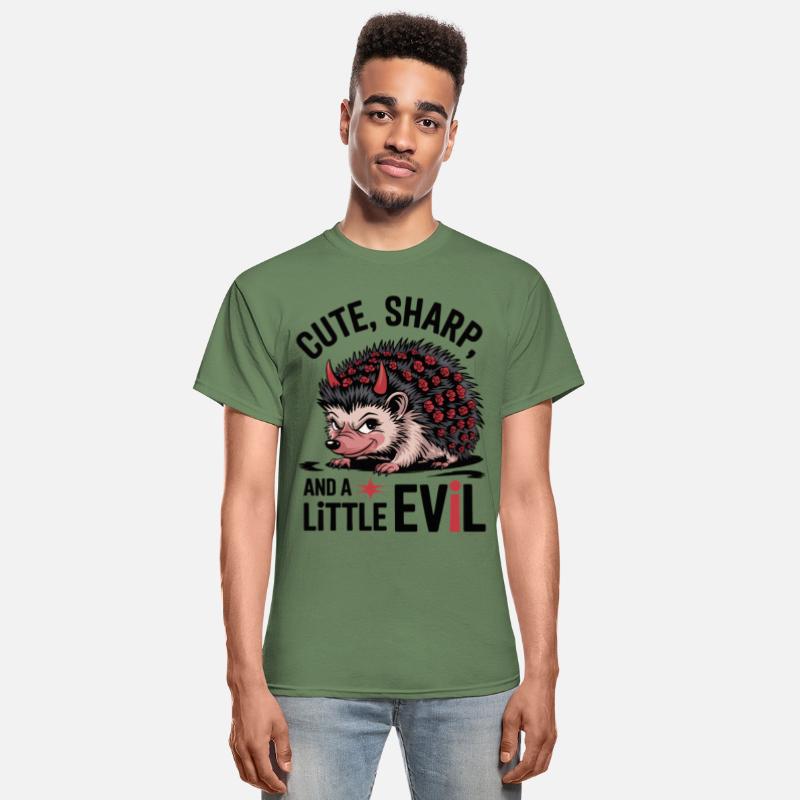 Cute, Sharp, and a Little Evil - Hedgehog Design