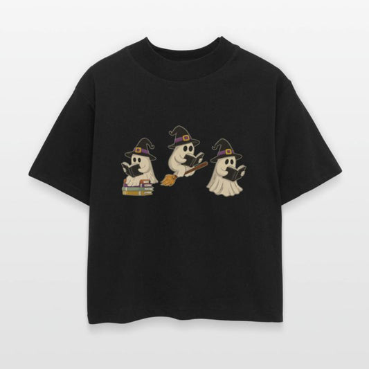 Cute Witch Ghosts Reading Magic Books – Halloween