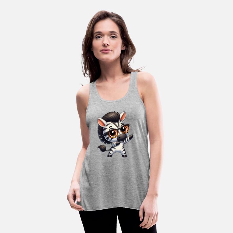 Cute zebra dabbing cartoon nerd glasses safari