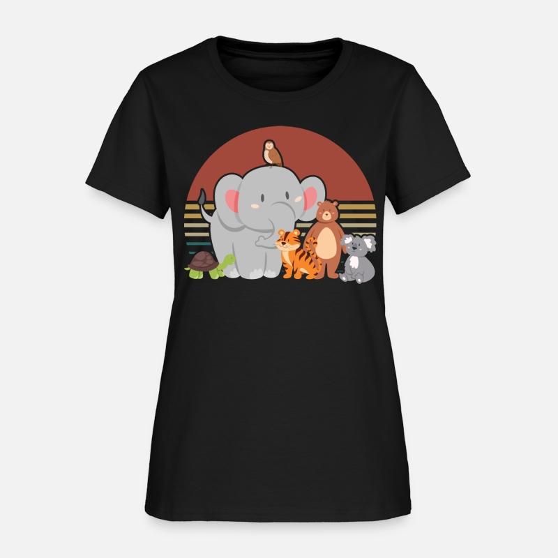 Cute Zoo Animals Boys Girls Kawaii