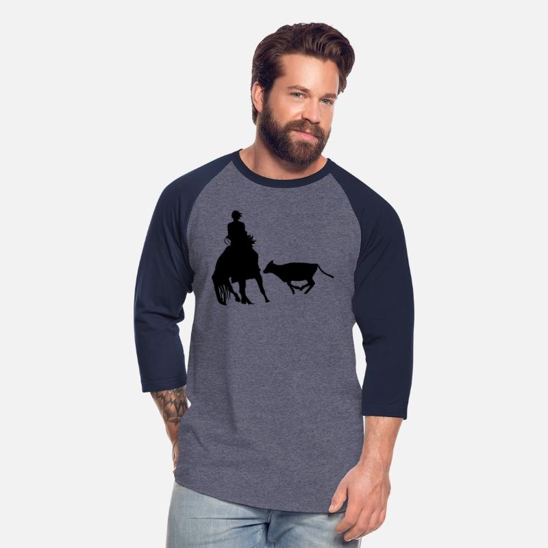 Cutting Horse & Rider Silhouette