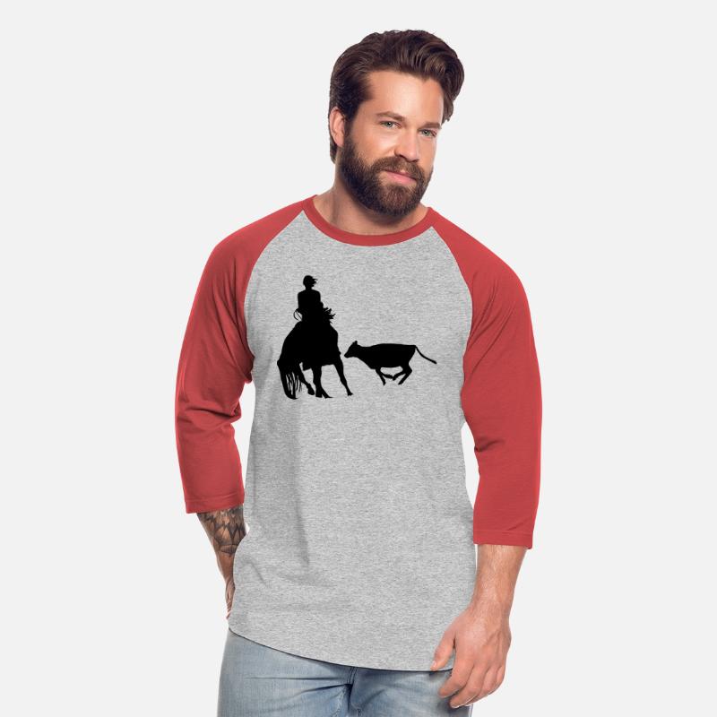 Cutting Horse & Rider Silhouette
