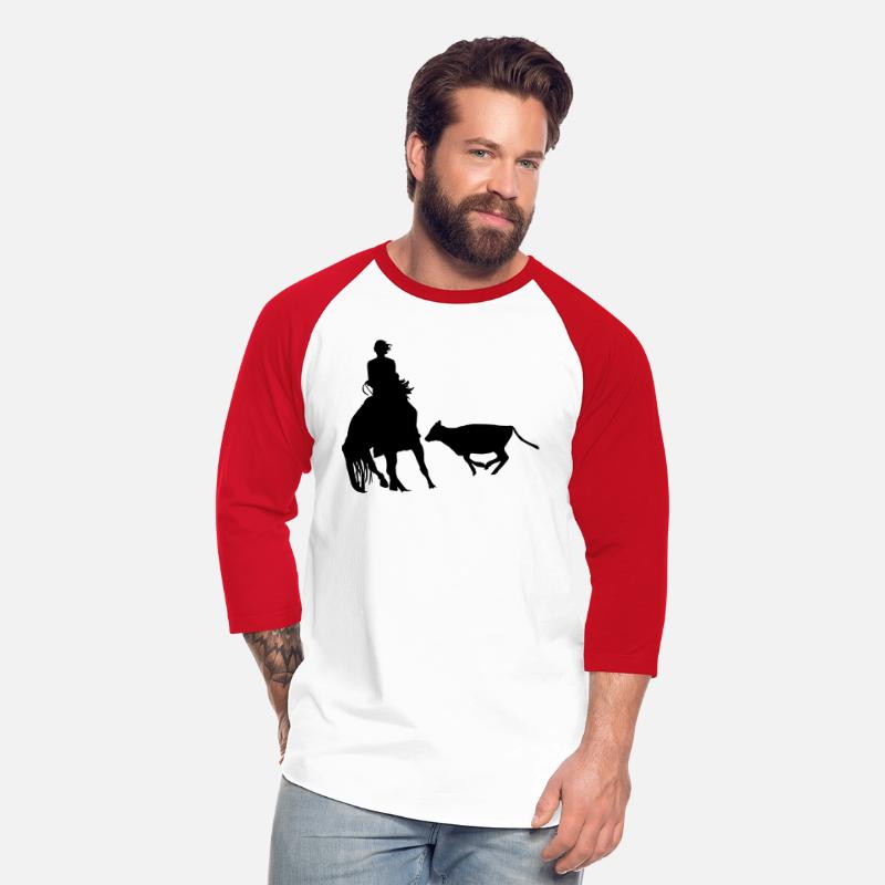 Cutting Horse & Rider Silhouette