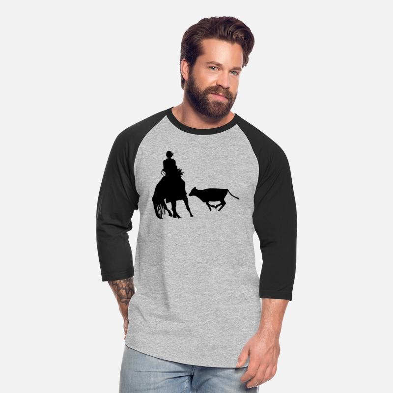 Cutting Horse & Rider Silhouette