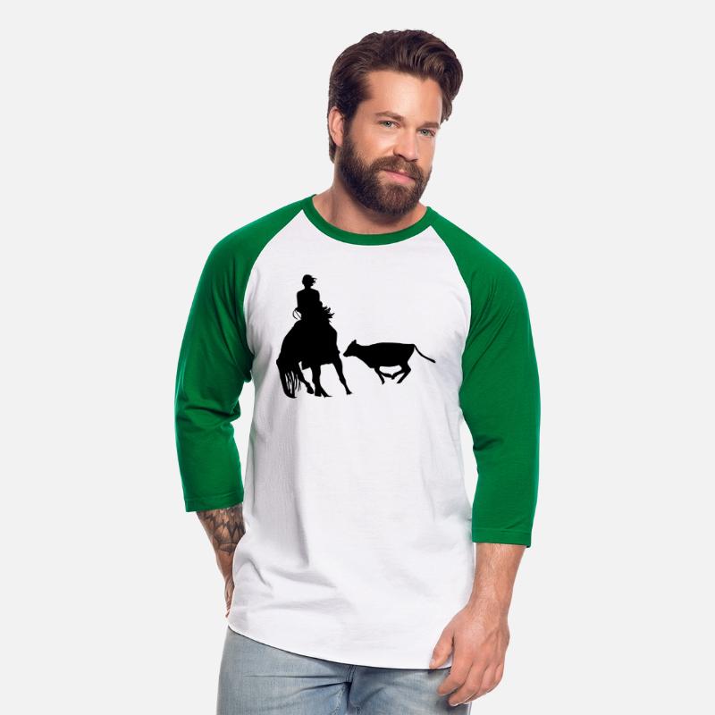 Cutting Horse & Rider Silhouette