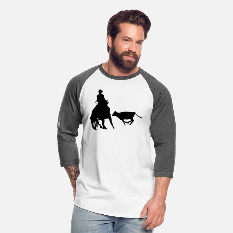 Cutting Horse & Rider Silhouette