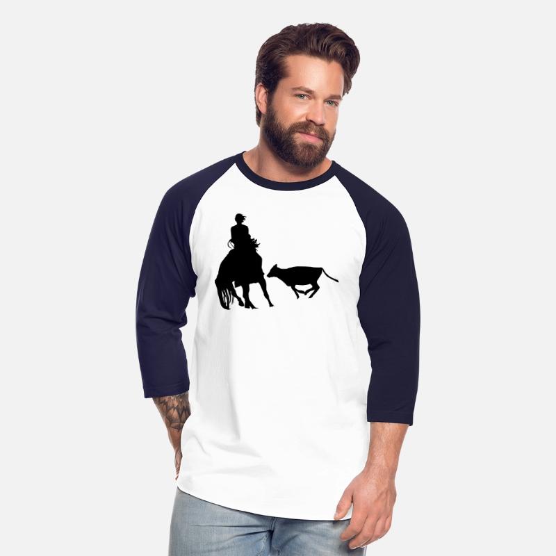Cutting Horse & Rider Silhouette