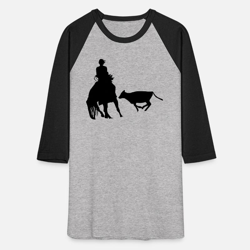 Cutting Horse & Rider Silhouette